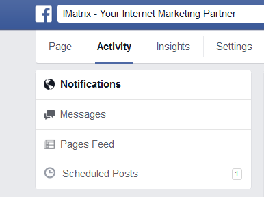 Notifications on Facebook