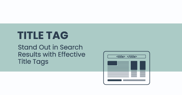 Title Tag Banner on Green Background