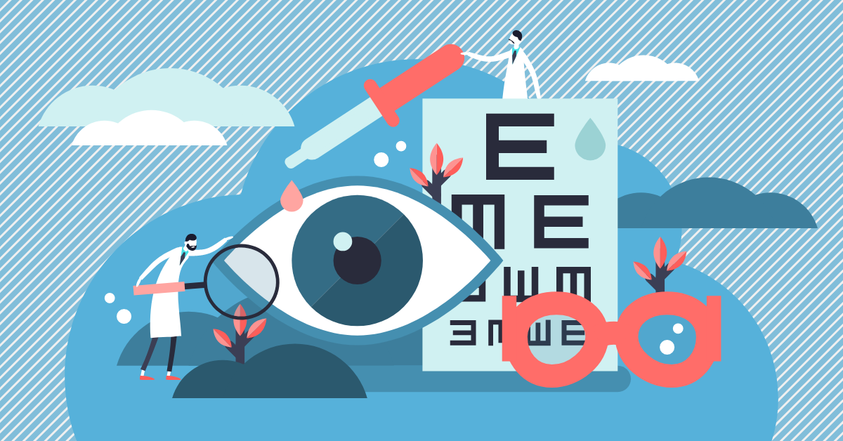 illustration of eye care provider tools 