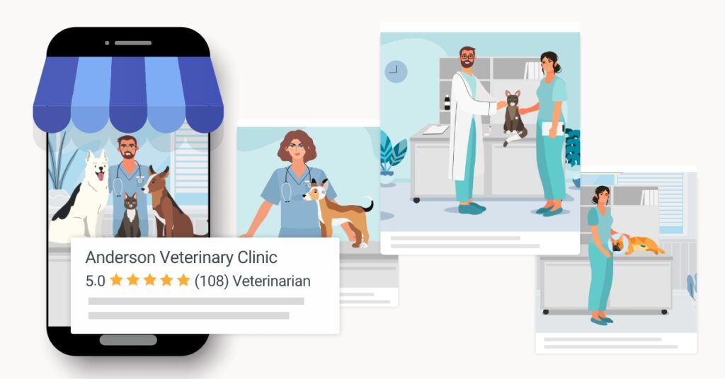 Google My Business for vet clinics and veterinary practices  