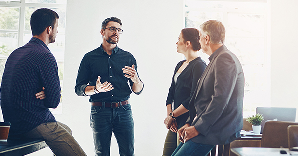 Chiropractor team preparing for the day’s appointments