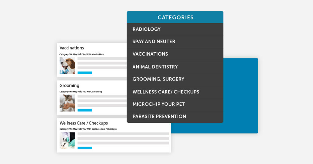 veterinary patient education content 