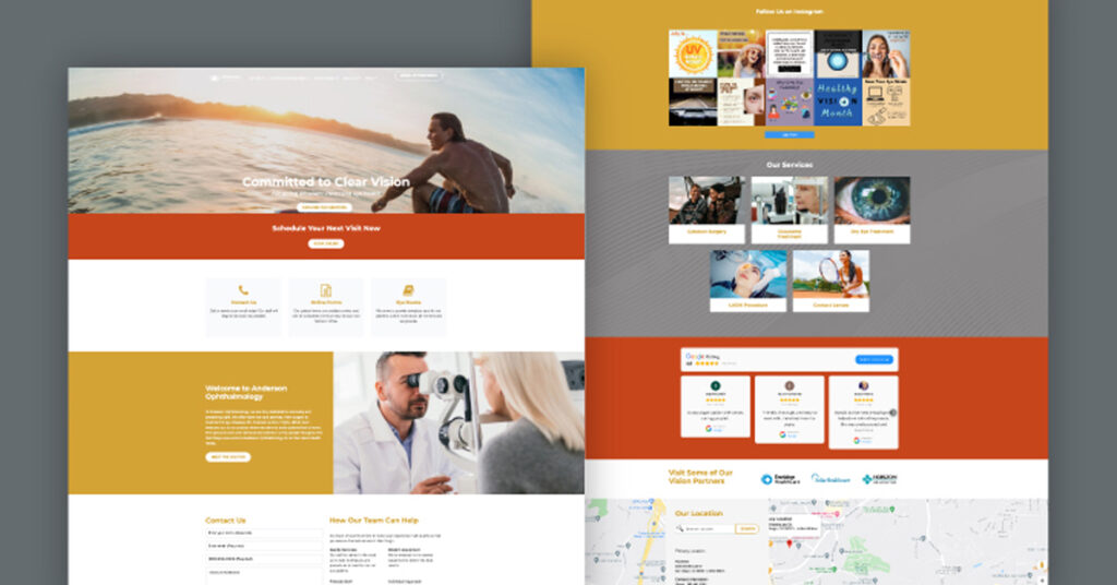 best ophthalmology website designs for tropical cities