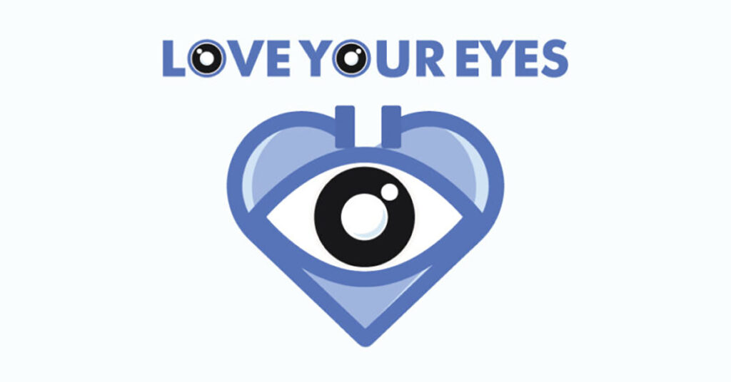 Love your eyes graphic