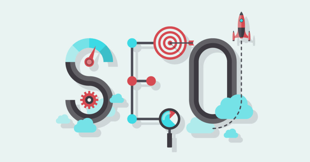 Concept art for search engine optimization. 