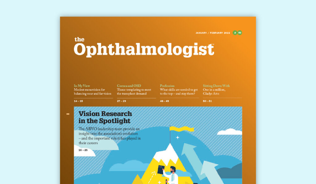 The Ophthalmologist newsletter cover