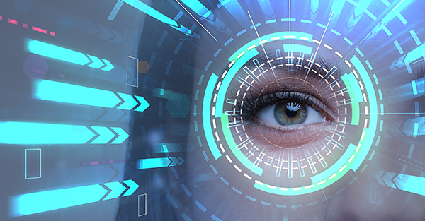 Concept of vision checking by Optician