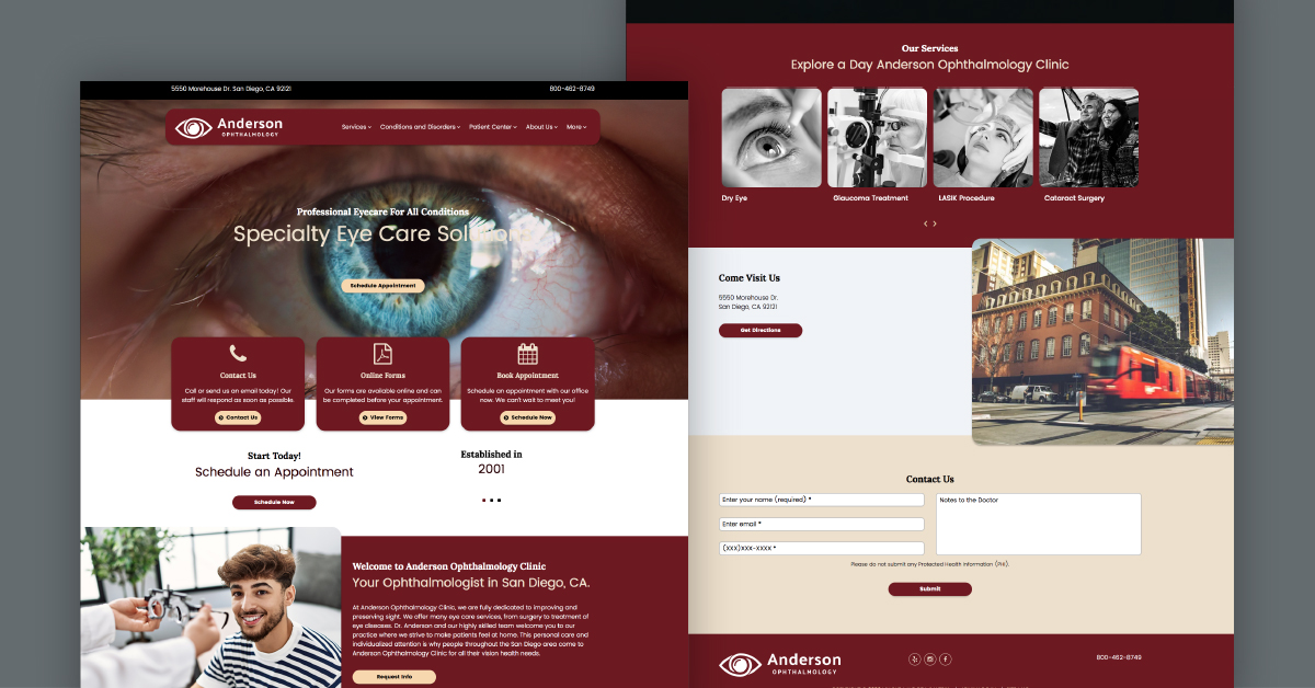 Sierra, a contemporary website design