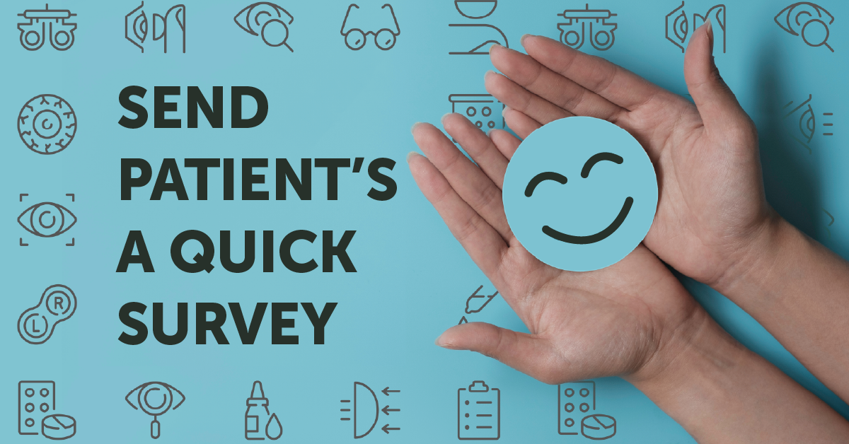 Send patient's a quick survey 