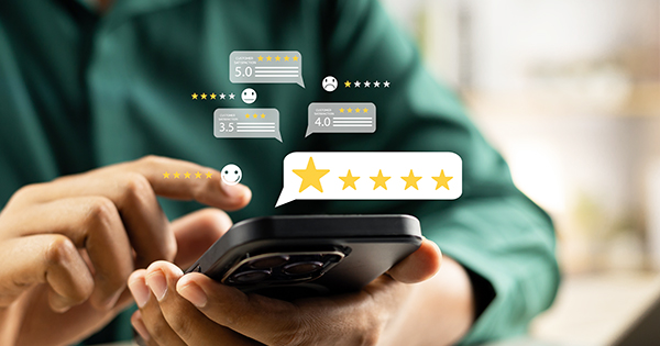 online customer review and feedback