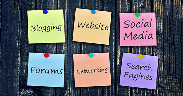 online presence message on sticker post