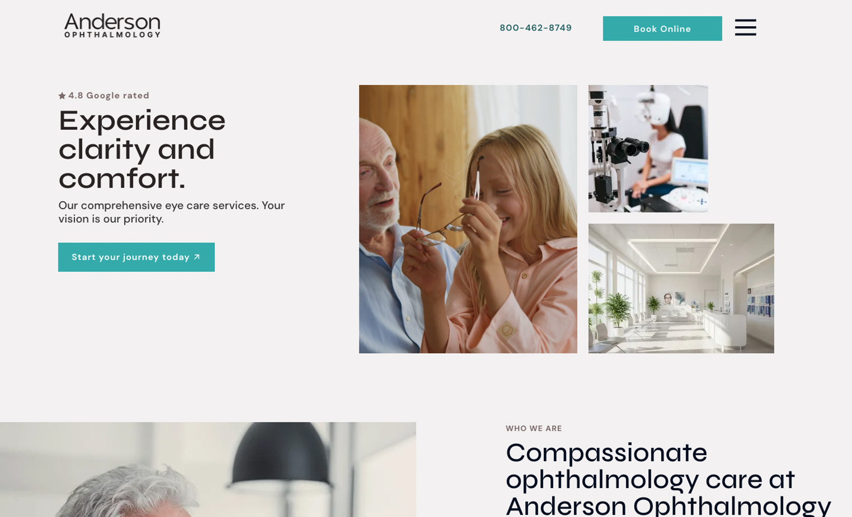 Acadia II Vision Ophthalmology Design Template