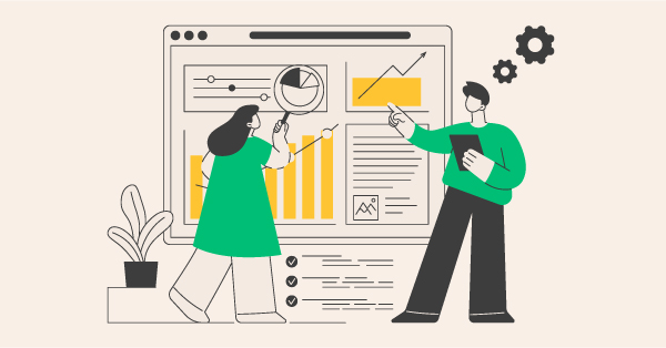 SEO analytics team analysing content performance