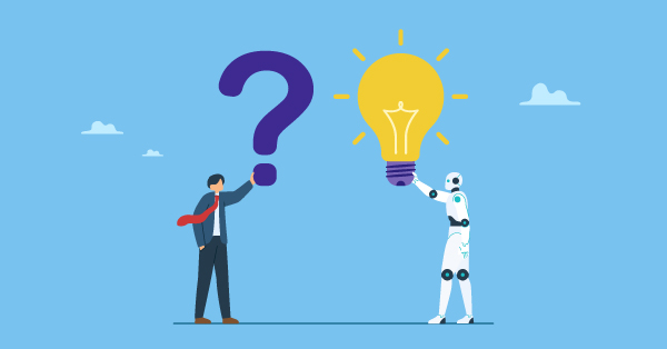 AI in practices to help in answering questions